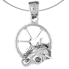 14K or 18K Gold Donkey Pendant