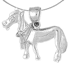 Colgante de Burro en Oro de 10K, 14K o 18K