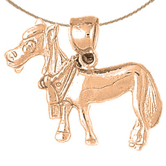 Colgante de Burro en Oro de 10K, 14K o 18K