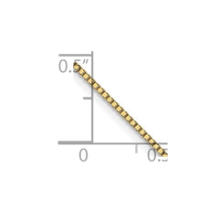 10 Karat Gelbgold, 0,8 mm Panzerkette