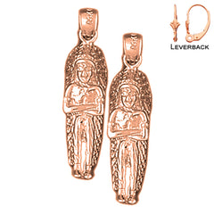 14K or 18K Gold Indian Earrings