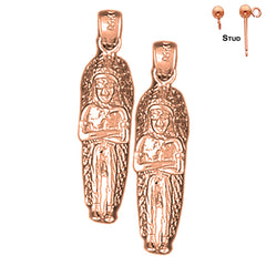 14K or 18K Gold Indian Earrings