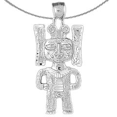 10K, 14K or 18K Gold Indian Symbols Pendant