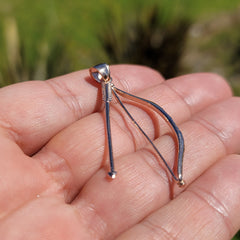 3D-Anhänger mit Pfeil und Bogen aus 10 Karat, 14 Karat oder 18 Karat Gold