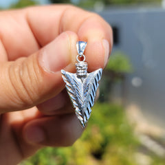 10K, 14K or 18K Gold Arrowhead Pendant