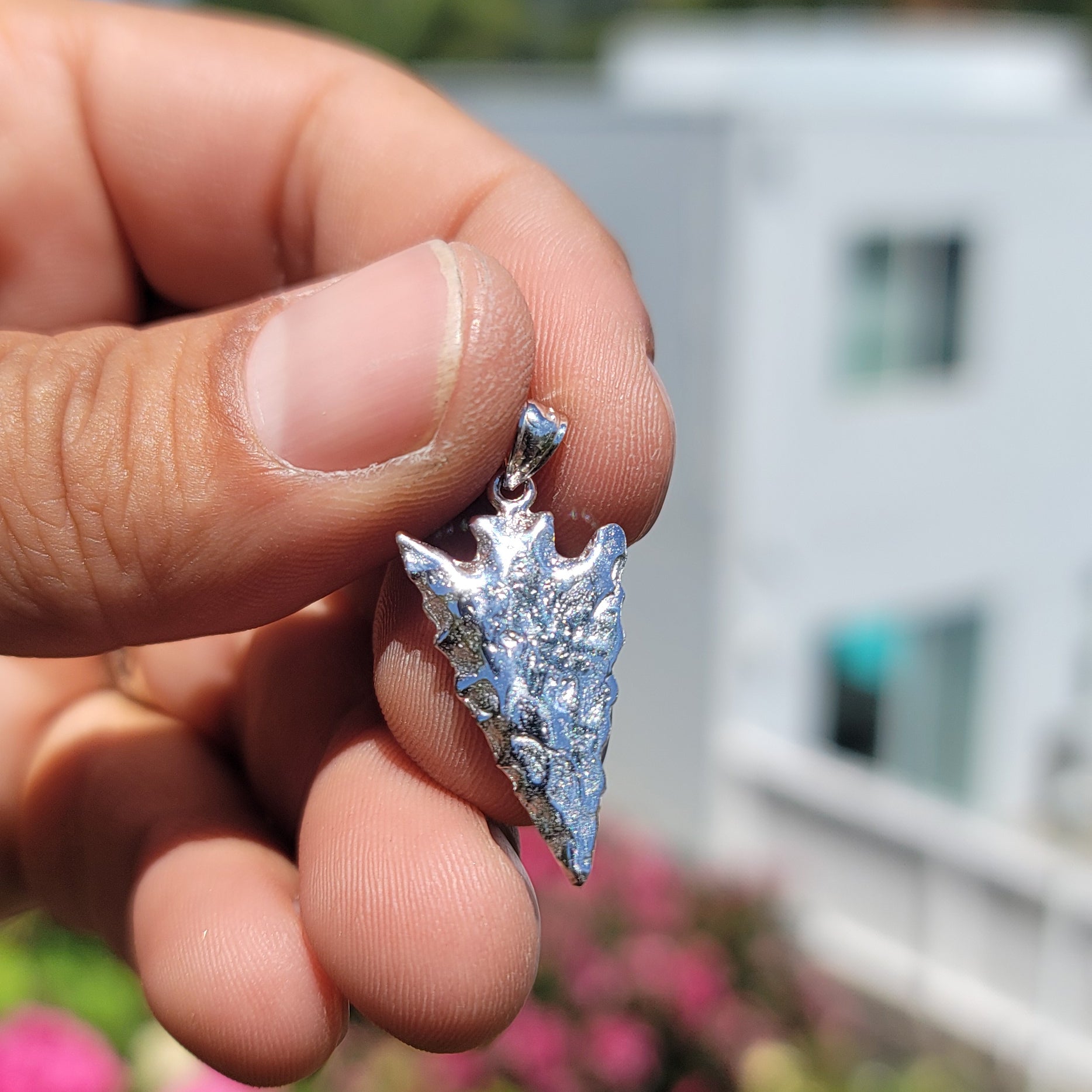 10K, 14K or 18K Gold Arrowhead Pendant