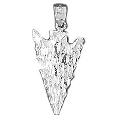 10K, 14K or 18K Gold Arrowhead Pendant