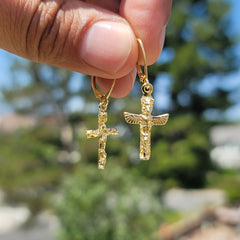 Colgante Tótem de Oro de 10K, 14K o 18K