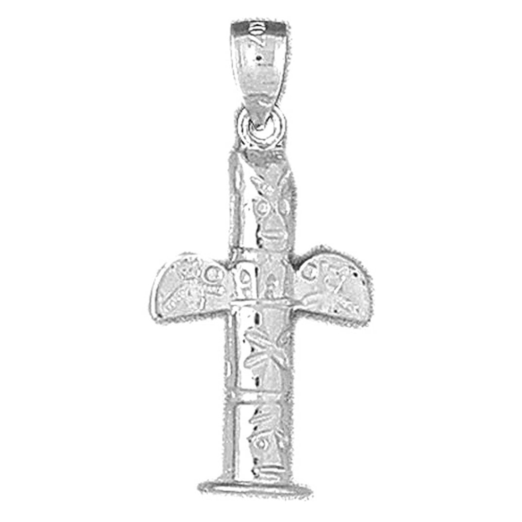 10K, 14K or 18K Gold 3D Totem Poe Pendant