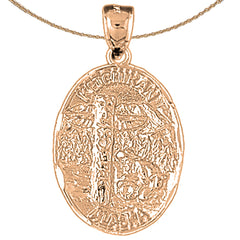 10K, 14K or 18K Gold Ketchikan Alaska Pendant