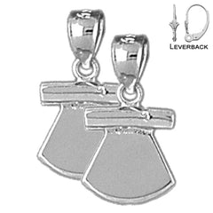 Pendientes de filete de Alaska de oro de 14 quilates o 18 quilates de 19 mm