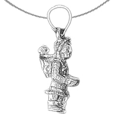 Eskimo-Anhänger aus 10 Karat, 14 Karat oder 18 Karat Gold