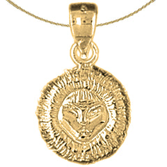 14K or 18K Gold Eskimo Pendant