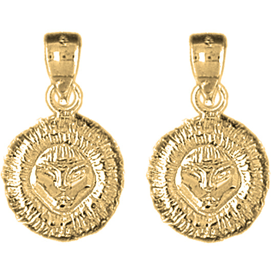 14K or 18K Gold 21mm Eskimo Earrings