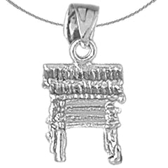 Colgante Trineo de Oro de 10K, 14K o 18K