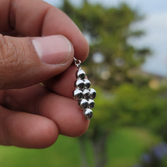 10K, 14K or 18K Gold 9 Ball Pool Pendant