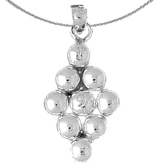 10K, 14K or 18K Gold 9 Ball Pool Pendant