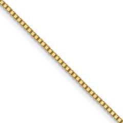 10K Yellow Gold .9mm Box Chain