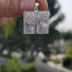 10K, 14K or 18K Gold Backgammon Pendant