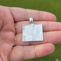 10K, 14K or 18K Gold Backgammon Pendant