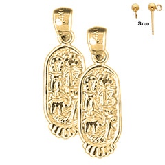 14K or 18K Gold Good Luck Charms Earrings