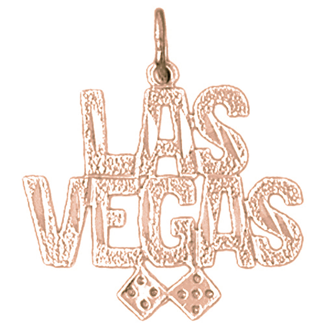 14K or 18K Gold Las Vegas Pendant