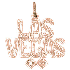 14K or 18K Gold Las Vegas Pendant