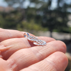 14K oder 18K Gold Dollarzeichen Anhänger