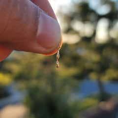 14K or 18K Gold Dollar Sign Pendant