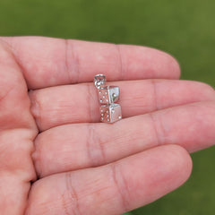 14K or 18K Gold Dice Pendant