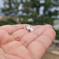 14K or 18K Gold Dice Pendant