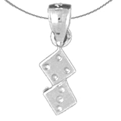 14K or 18K Gold Dice Pendant