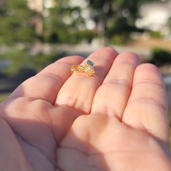 14K or 18K Gold Dice Pendant