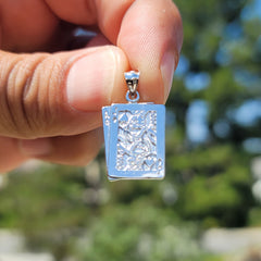 10K, 14K or 18K Gold Playing Cards, Ace And Jack Pendant