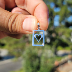 14K or 18K Gold Playing Cards, Ace Of Hearts Pendant