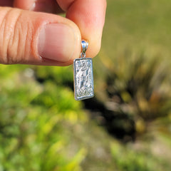 14K or 18K Gold Playing Cards, Queen Of Hearts Pendant