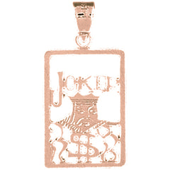 14K or 18K Gold Playing Cards, Joker Pendant