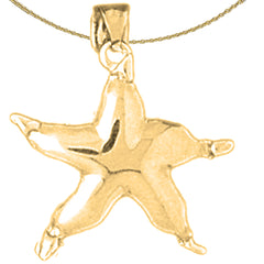 Colgante Estrella de Navidad en Oro de 10K, 14K o 18K