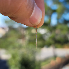 Colgante de copos de nieve de oro de 14 quilates o 18 quilates