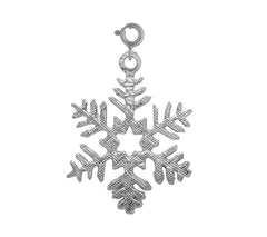 14K or 18K Gold Snow Flake Pendant