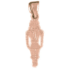 14K or 18K Gold Nut Cracker Pendant