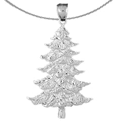 Colgante de árbol de Navidad de oro de 10K, 14K o 18K