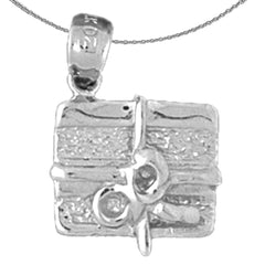 Weihnachtsgeschenk-Anhänger aus 10 Karat, 14 Karat oder 18 Karat Gold