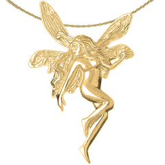 10K, 14K oder 18K Gold Feenanhänger