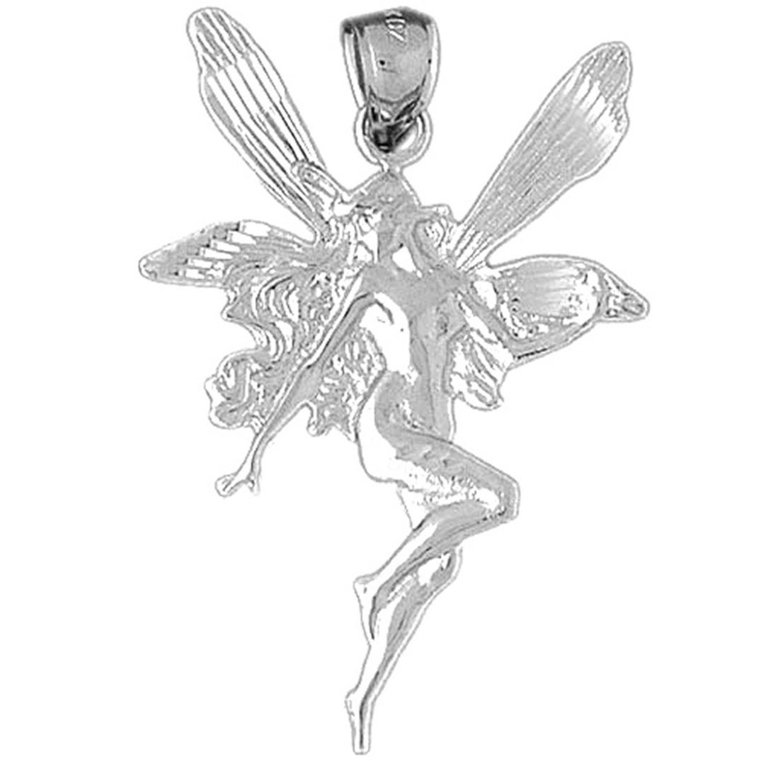 10K, 14K or 18K Gold Fairy Pendant