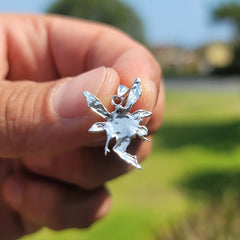 14K oder 18K Gold Feenanhänger