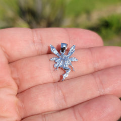 14K oder 18K Gold Feenanhänger