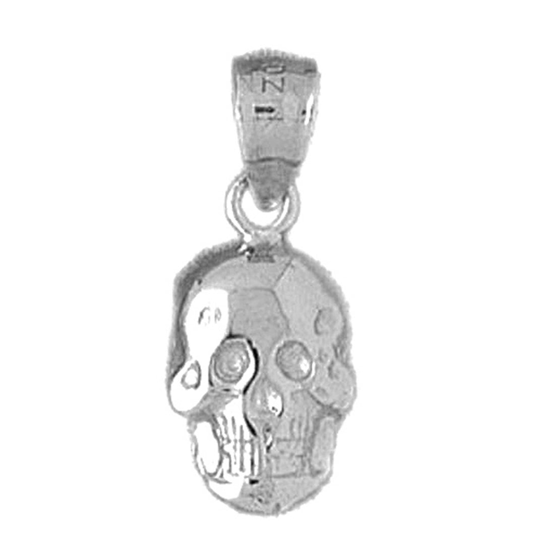 14K or 18K Gold Skull Pendant