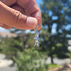 10K, 14K or 18K Gold Devil With Pitch Fork Pendant