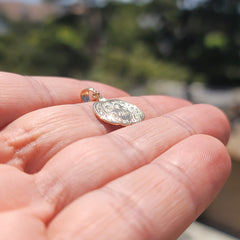 14K oder 18K Gold Kürbis Anhänger